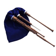 Scottish Smallpipes in A, Cocobolo Wood, Mouth Blown 